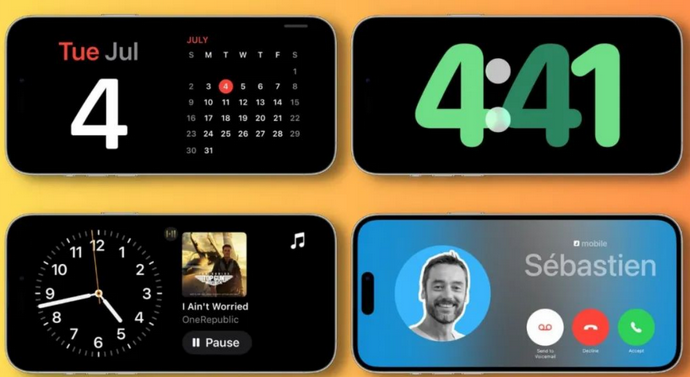 黟县苹果手机维修分享iOS17横屏充电待机显示有什么好处 